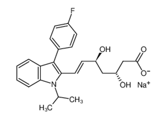 Picture of (+)-3R,5S-FLUVASTATIN SODIUM SALT