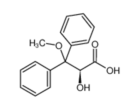 Изображение (2S)-2-hydroxy-3-methoxy-3,3-diphenylpropanoic acid