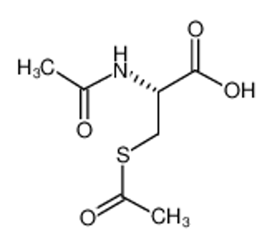 Picture of (2R)-2-acetamido-3-acetylsulfanylpropanoic acid