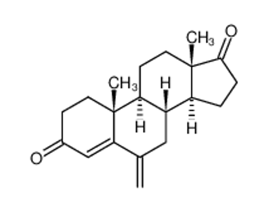 Изображение (8R,9S,10R,13S,14S)-10,13-dimethyl-6-methylidene-1,2,7,8,9,11,12,14,15,16-decahydrocyclopenta[a]phenanthrene-3,17-dione