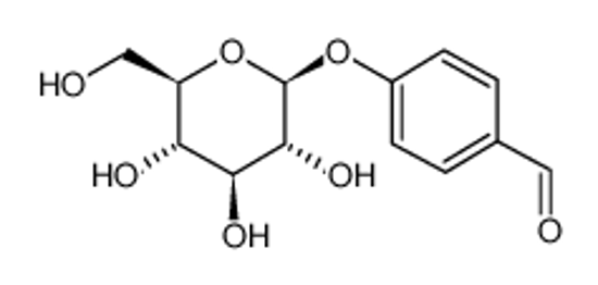Picture of 4-[(2S,3R,4S,5S,6R)-3,4,5-trihydroxy-6-(hydroxymethyl)oxan-2-yl]oxybenzaldehyde