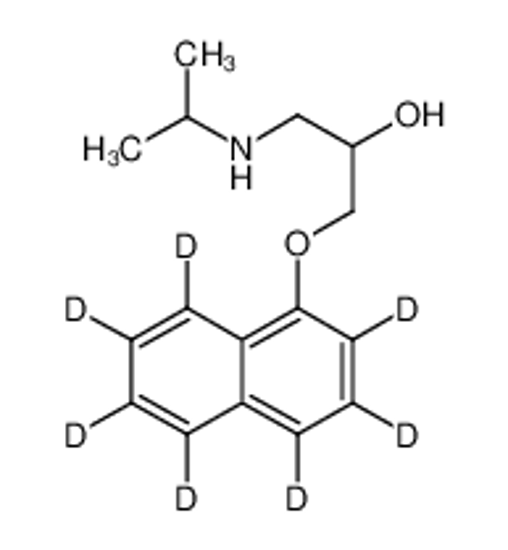 Picture of DL-PROPRANOLOL-D7 (RING-D7)