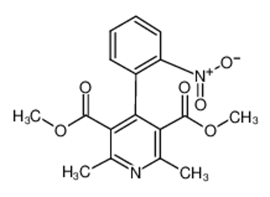Picture of 2,6-Dimethyl-4-(2´-nitrophenyl)-3,5-pyridinecarboxylic acid dimethyl ester, Oxidized Nifedipine