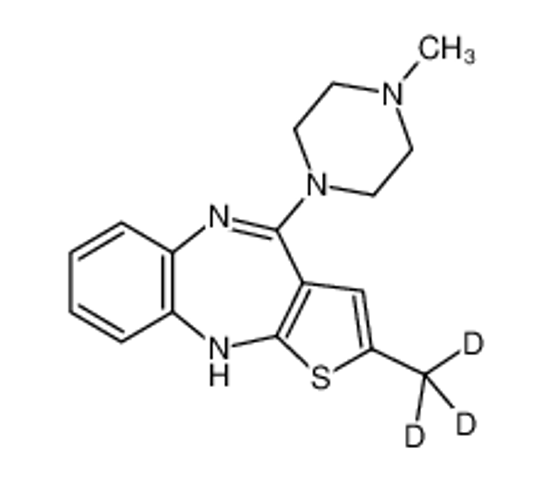 Imagem de 2-methyl-4-[4-(trideuteriomethyl)piperazin-1-yl]-5H-thieno[3,2-c][1,5]benzodiazepine