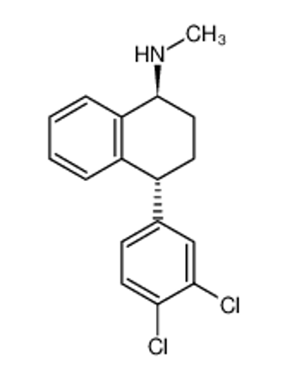 Picture of (1R,4S)-4-(3,4-dichlorophenyl)-N-methyl-1,2,3,4-tetrahydronaphthalen-1-amine