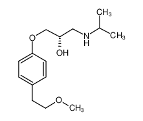 Изображение (2S)-1-[4-(2-methoxyethyl)phenoxy]-3-(propan-2-ylamino)propan-2-ol