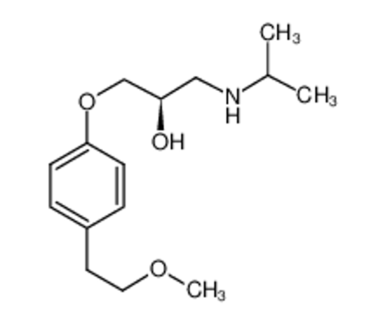 Picture of (2R)-1-[4-(2-methoxyethyl)phenoxy]-3-(propan-2-ylamino)propan-2-ol