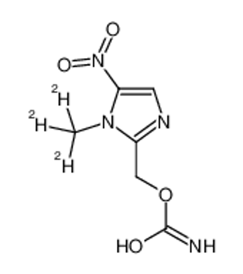 Picture of [5-nitro-1-(trideuteriomethyl)imidazol-2-yl]methyl carbamate