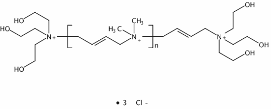 Picture of dimethyl-bis[(E)-4-[tris(2-hydroxyethyl)azaniumyl]but-2-enyl]azanium,trichloride
