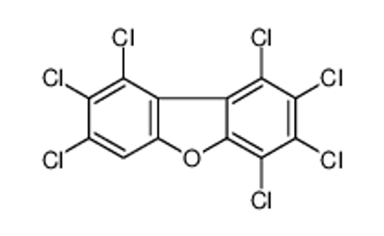 Picture of 1,2,3,4,7,8,9-heptachlorodibenzofuran