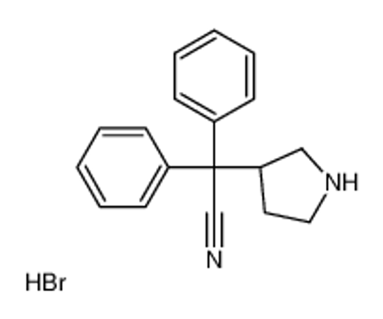 Изображение Diphenyl[(3S)-3-pyrrolidinyl]acetonitrile hydrobromide (1:1)