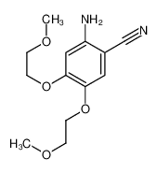 Picture of 2-Amino-4,5-bis(2-methoxyethoxy)benzonitrile