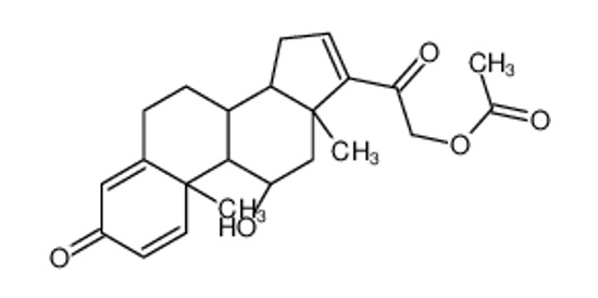 Picture of [2-[(8S,9S,10R,11S,13S,14S)-11-hydroxy-10,13-dimethyl-3-oxo-6,7,8,9,11,12,14,15-octahydrocyclopenta[a]phenanthren-17-yl]-2-oxoethyl] acetate