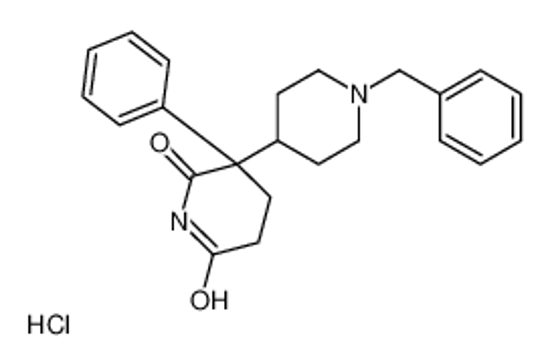 Picture of 3-(1-benzylpiperidin-4-yl)-3-phenylpiperidine-2,6-dione,hydrochloride