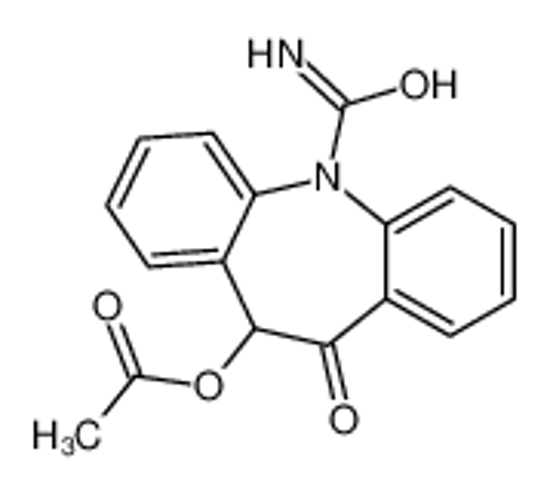 Picture of (11-carbamoyl-5-oxo-6H-benzo[b][1]benzazepin-6-yl) acetate