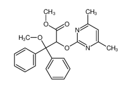 Imagem de methyl 2-(4,6-dimethylpyrimidin-2-yl)oxy-3-methoxy-3,3-diphenylpropanoate