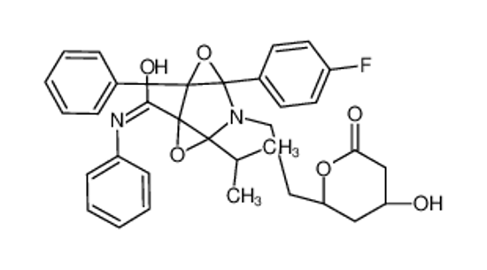 Picture of Atorvastatin Lactone Diepoxide(Mixture of diastereomers)
