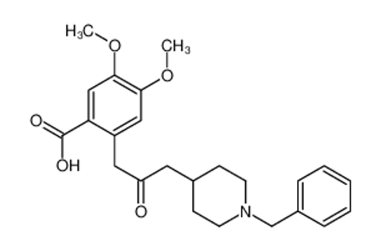 Picture of 2-(3-(1-Benzylpiperidin-4-yl)-2-oxopropyl)-4,5-dimethoxybenzoic Acid