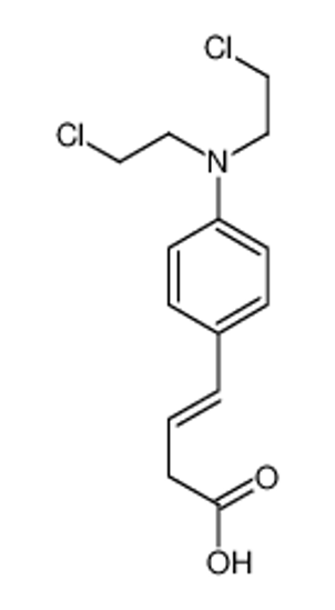 Picture of (E)-4-[4-[bis(2-chloroethyl)amino]phenyl]but-3-enoic acid