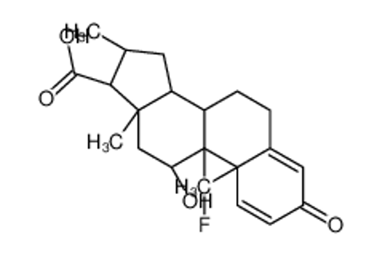 Picture of (8S,9R,10S,11S,13S,14S,16R,17R)-9-fluoro-11-hydroxy-10,13,16-trimethyl-3-oxo-7,8,11,12,14,15,16,17-octahydro-6H-cyclopenta[a]phenanthrene-17-carboxylic acid