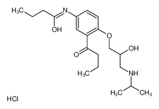 Picture of rac 3-Deacetyl-3-butanoyl Acebutolol Hydrochloride