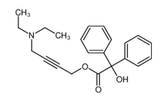 Picture of 4-(diethylamino)but-2-ynyl 2-hydroxy-2,2-diphenylacetate