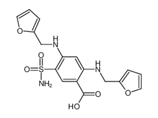 Picture of 2,4-bis(furan-2-ylmethylamino)-5-sulfamoylbenzoic acid