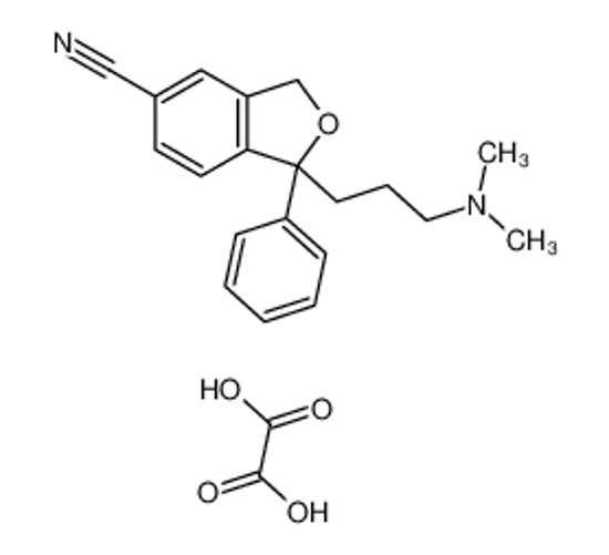 Picture of 1-[3-(dimethylamino)propyl]-1-phenyl-3H-2-benzofuran-5-carbonitrile,oxalic acid