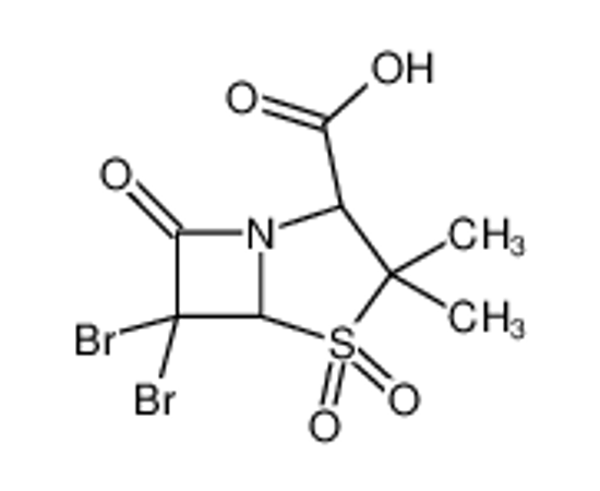 Imagem de (2S,5R)-6,6-dibromo-3,3-dimethyl-4,4,7-trioxo-4λ<sup>6</sup>-thia-1-azabicyclo[3.2.0]heptane-2-carboxylic acid