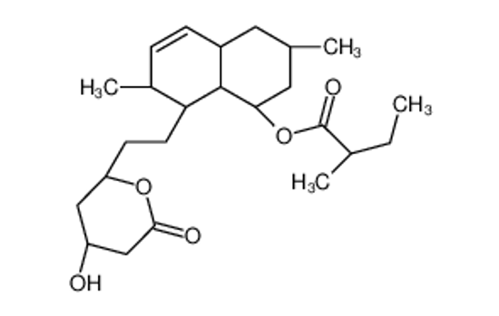 Imagem de (1S,3S,4aR,7S,8S,8aR)-8-{2-[(2R,4R)-4-Hydroxy-6-oxotetrahydro-2H- pyran-2-yl]ethyl}-3,7-dimethyl-1,2,3,4,4a,7,8,8a-octahydro-1-naph thalenyl (2S)-2-methylbutanoate