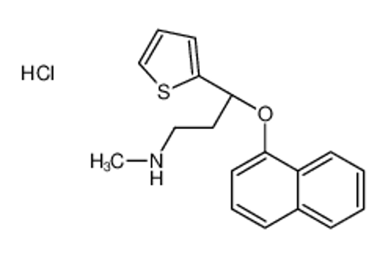 Picture of (3R)-N-methyl-3-naphthalen-1-yloxy-3-thiophen-2-ylpropan-1-amine,hydrochloride