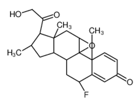 Picture of (6|A,9|A,11|A,16|A)-9,11-Epoxy-6-fluoro-21-hydroxy-16-methyl-pregna-1,4-diene-3,20-dione
