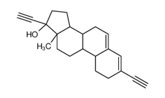 Picture of (8R,9S,10R,13S,14S,17R)-3,17-diethynyl-13-methyl-2,7,8,9,10,11,12,14,15,16-decahydro-1H-cyclopenta[a]phenanthren-17-ol
