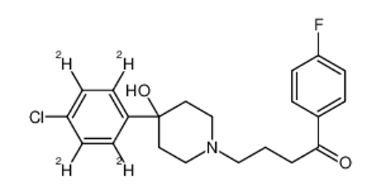Picture of 4-[4-(4-chloro-2,3,5,6-tetradeuteriophenyl)-4-hydroxypiperidin-1-yl]-1-(4-fluorophenyl)butan-1-one