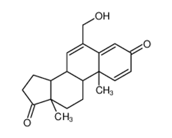 Picture of (8R,9S,10R,13S,14S)-6-(hydroxymethyl)-10,13-dimethyl-9,11,12,14,15,16-hexahydro-8H-cyclopenta[a]phenanthrene-3,17-dione