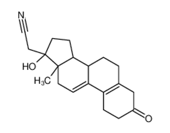 Picture of (17α)-17-Hydroxy-3-oxo-19-norpregna-5(10),9(11)-diene-21-nitrile