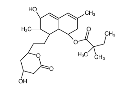 Picture of [(1S,6S,7R,8S,8aR)-6-hydroxy-8-[2-[(2R,4R)-4-hydroxy-6-oxooxan-2-yl]ethyl]-3,7-dimethyl-1,2,6,7,8,8a-hexahydronaphthalen-1-yl] 2,2-dimethylbutanoate