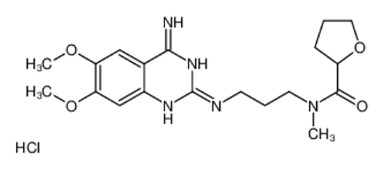 Picture of N-[3-[(4-amino-6,7-dimethoxyquinazolin-2-yl)amino]propyl]-N-methyloxolane-2-carboxamide,hydrochloride