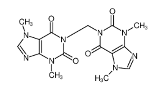 Picture of 1-[(3,7-dimethyl-2,6-dioxopurin-1-yl)methyl]-3,7-dimethylpurine-2,6-dione