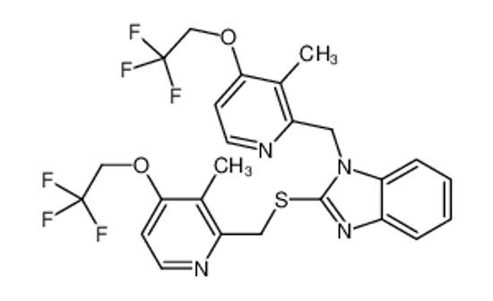 Изображение N-[3-Methyl-4-(2,2,2-trifluoroethoxy)-2-pyridinyl]methyl Lansoprazole Sulfide