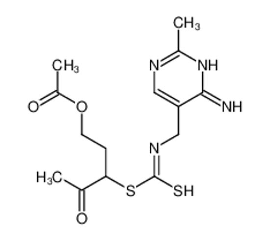 Изображение [3-[(4-amino-2-methylpyrimidin-5-yl)methylcarbamothioylsulfanyl]-4-oxopentyl] acetate
