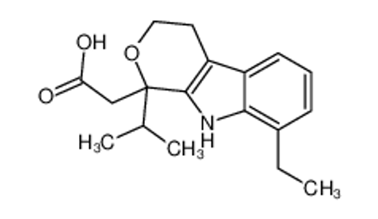 Picture of (8-Ethyl-1-isopropyl-1,3,4,9-tetrahydropyrano[3,4-b]indol-1-yl)ac etic acid