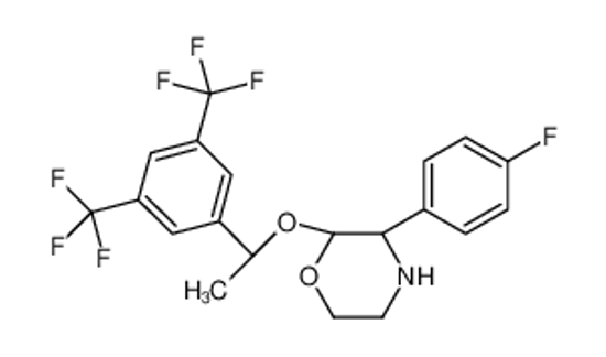Изображение (2S,3R)-2-[(1S)-1-[3,5-bis(trifluoromethyl)phenyl]ethoxy]-3-(4-fluorophenyl)morpholine