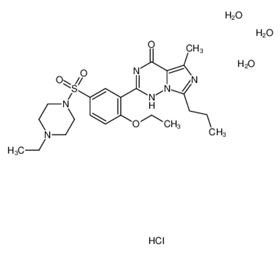 Picture of Vardenafil hydrochloride trihydrate