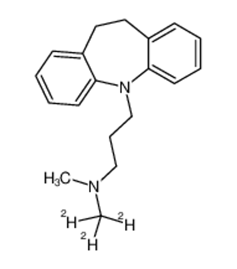 Picture of 3-(10,11-Dihydro-5H-dibenzo[b,f]azepin-5-yl)-N-methyl-N-(<sup>2</sup>H<sub>3</sub>)methyl-1-propanamine