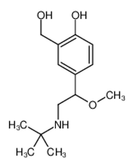 Picture of 4-[2-(tert-butylamino)-1-methoxyethyl]-2-(hydroxymethyl)phenol
