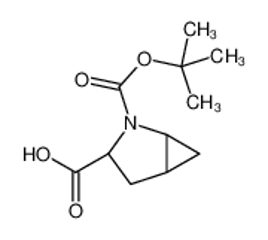 Picture of (3S)-2-[(2-methylpropan-2-yl)oxycarbonyl]-2-azabicyclo[3.1.0]hexane-3-carboxylic acid