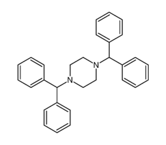 Picture of 1,4-Bis(diphenylmethyl)piperazine