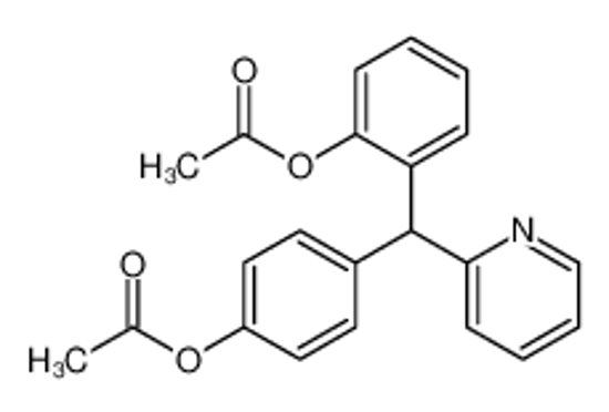 Picture of [4-[(2-acetyloxyphenyl)-pyridin-2-ylmethyl]phenyl] acetate