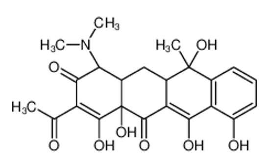 Picture of (1S,4aR,11S,11aS,12aS)-3-acetyl-1-(dimethylamino)-4,4a,6,7,11-pentahydroxy-11-methyl-1,11a,12,12a-tetrahydrotetracene-2,5-dione